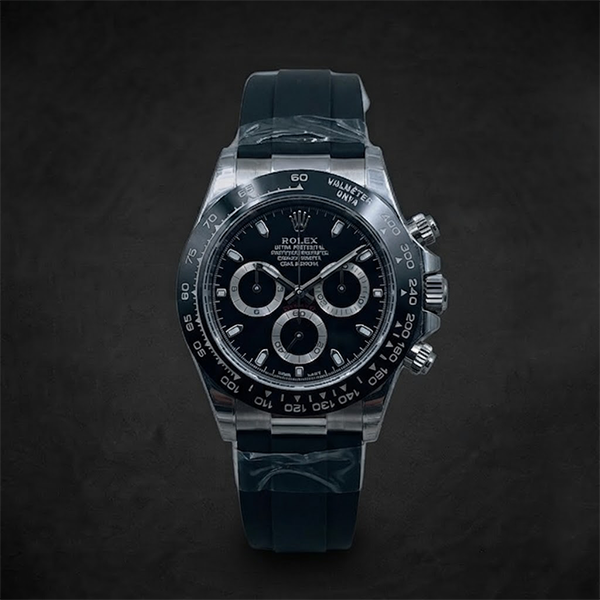 Vibepage Royal Octagon Gem Chrono – Gem-Set Bezel Luxury Chronograph Watch
