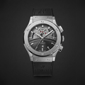 Vibepage Stealth Skeleton – Brushed Silver & Matte Black Leather Watch for Men