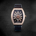 Vibepage Vanguard Iced Edition – Luxury Tonneau Watch with Crystal Bezel