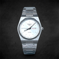 Vibepage Integrated Retro Executive – Classic Tonneau Case Watch with Integrated Link Bracelet