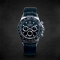 Vibepage Royal Octagon Gem Chrono – Gem-Set Bezel Luxury Chronograph Watch