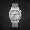 Vibepage Nautilus Horizon Executive watch. Iconic rounded octagonal porthole case & horizontally embossed dial.
