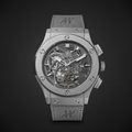 Vibepage Phantom Skeleton – Matte Titanium & Slate Grey Watch for Men