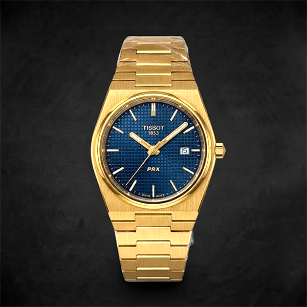 Vibepage Integrated Retro Executive – Classic Tonneau Case Watch with Integrated Link Bracelet
