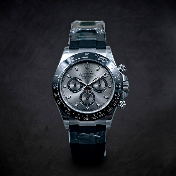 Vibepage Royal Octagon Gem Chrono – Gem-Set Bezel Luxury Chronograph Watch