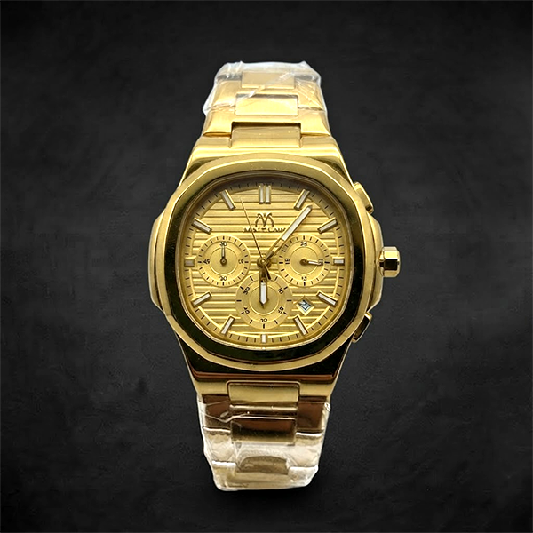 Vibepage Nautical Cushion Chrono – Iconic Porthole Style Chronograph Watch