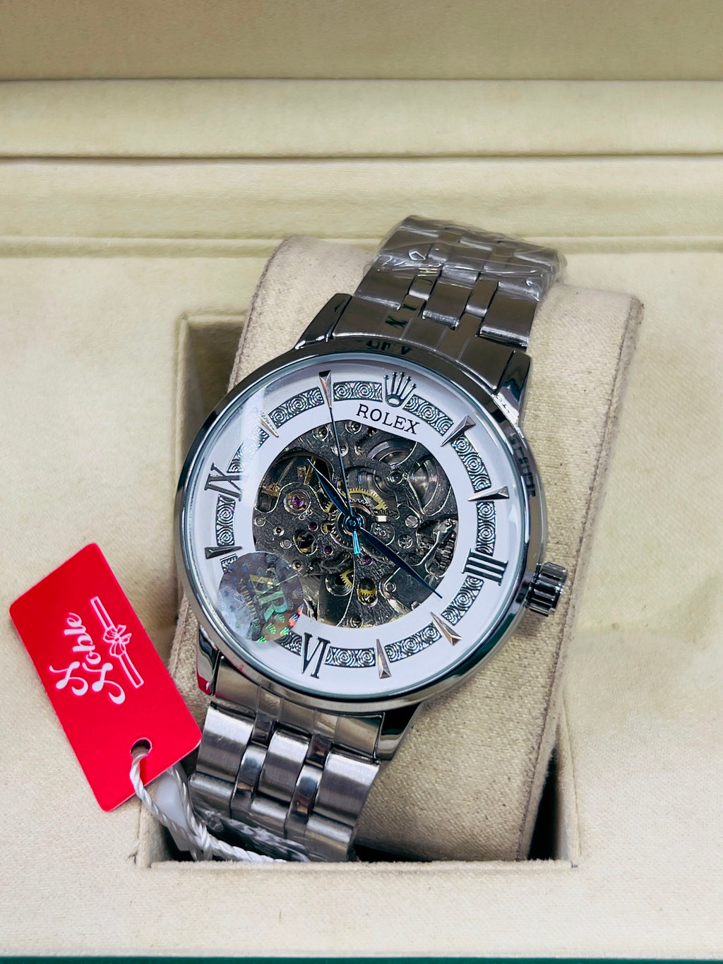 Vibepage Full Skeleton Mechanical Executive – Fully Exposed Movement Dress Watch