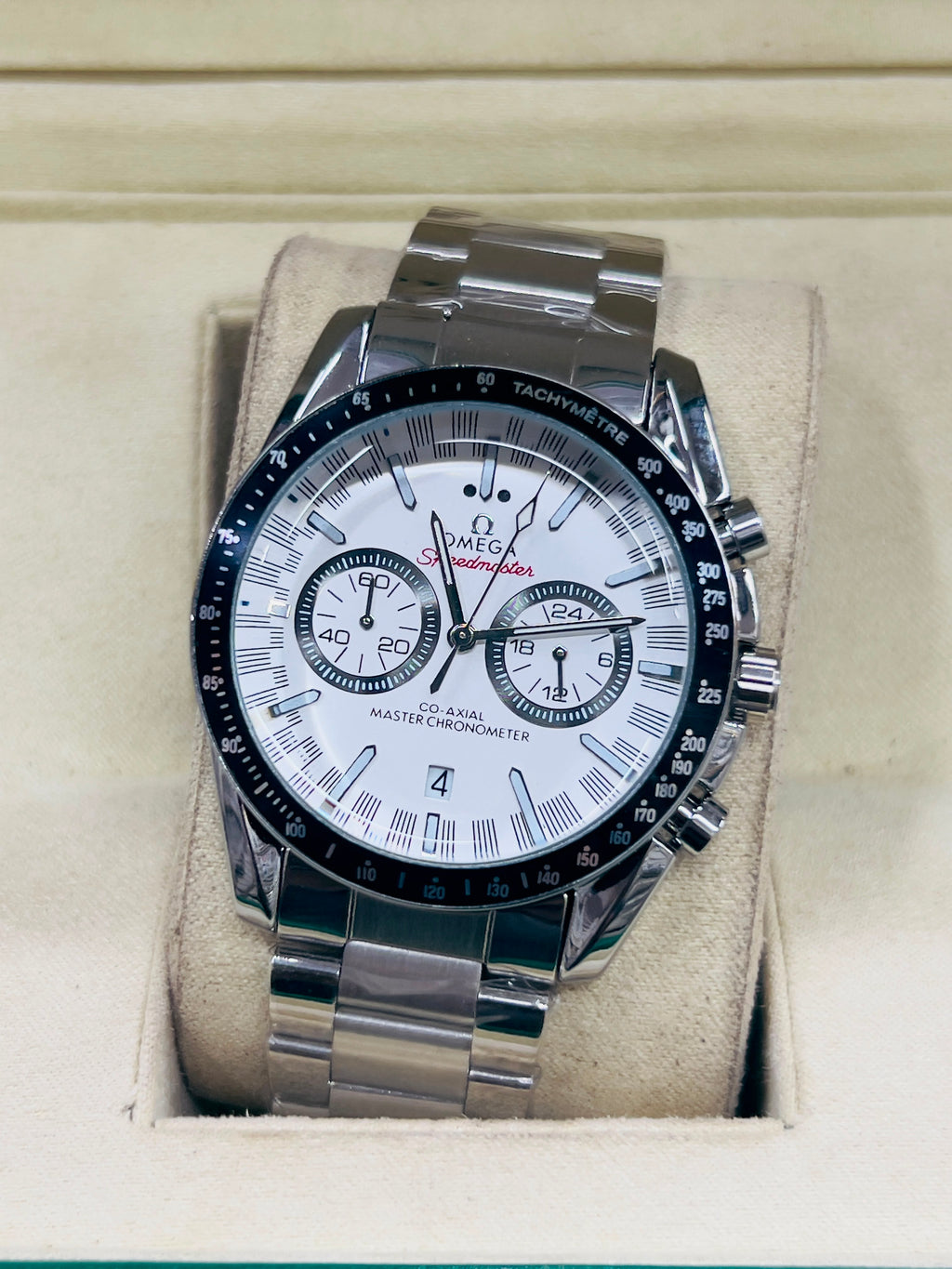 Vibepage Racing Speed Chrono – Tachymeter Dual Sub-Dial Sports Watch