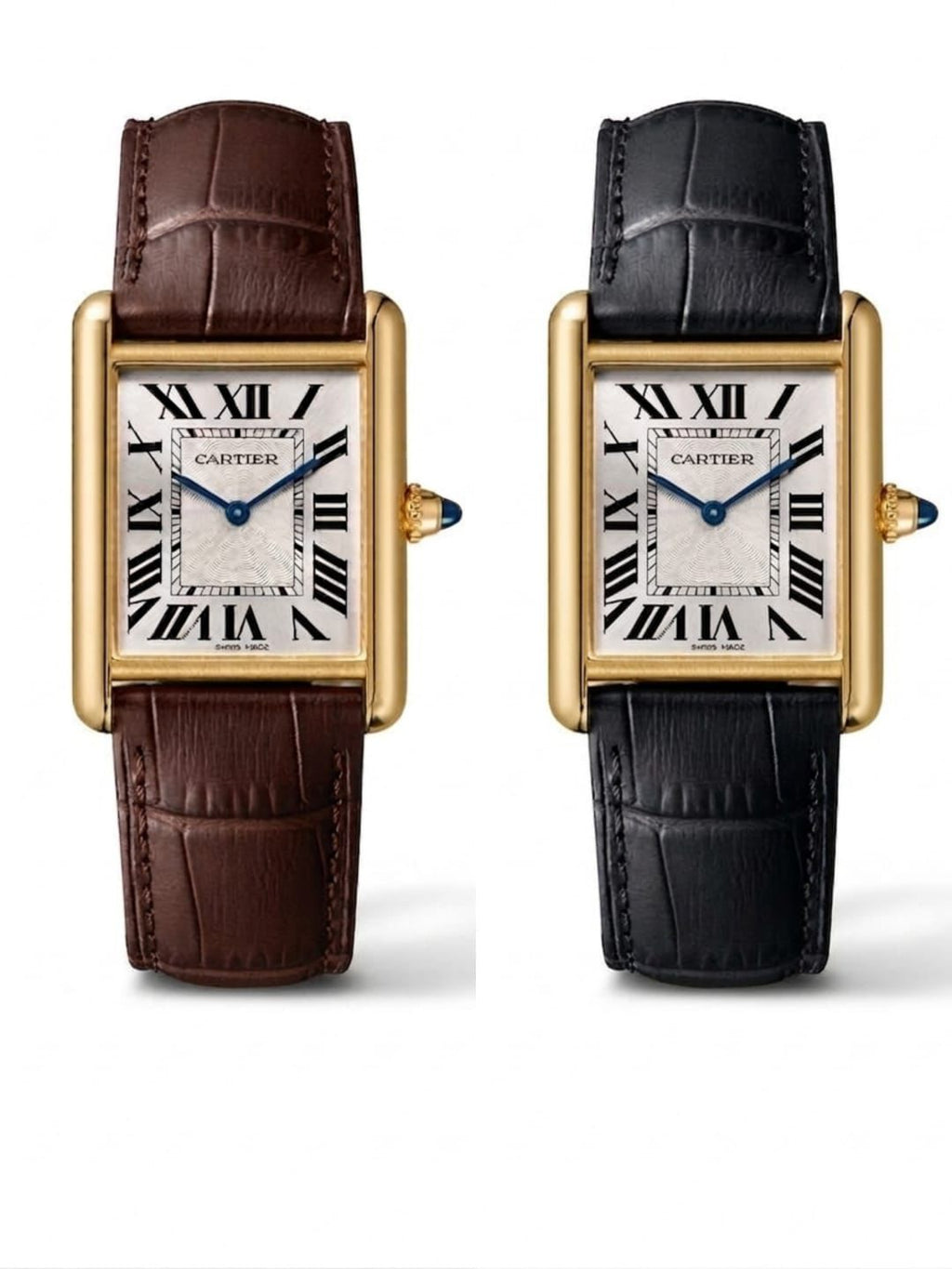 Vibepage Tank Heritage Black Dial Rectangular Leather Edition – Vintage Tank Watch