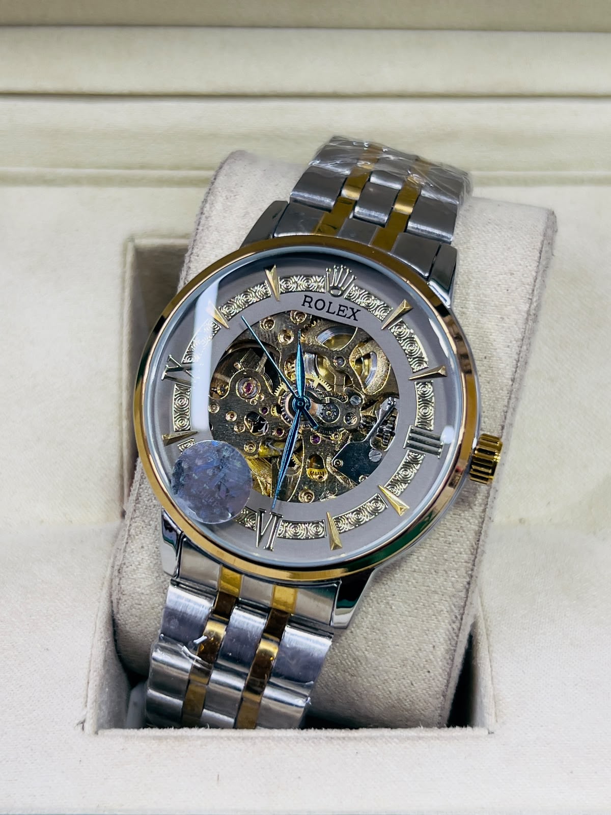 Vibepage Royal Skeleton Heritage – Openwork Mechanical Dial Dress Watch